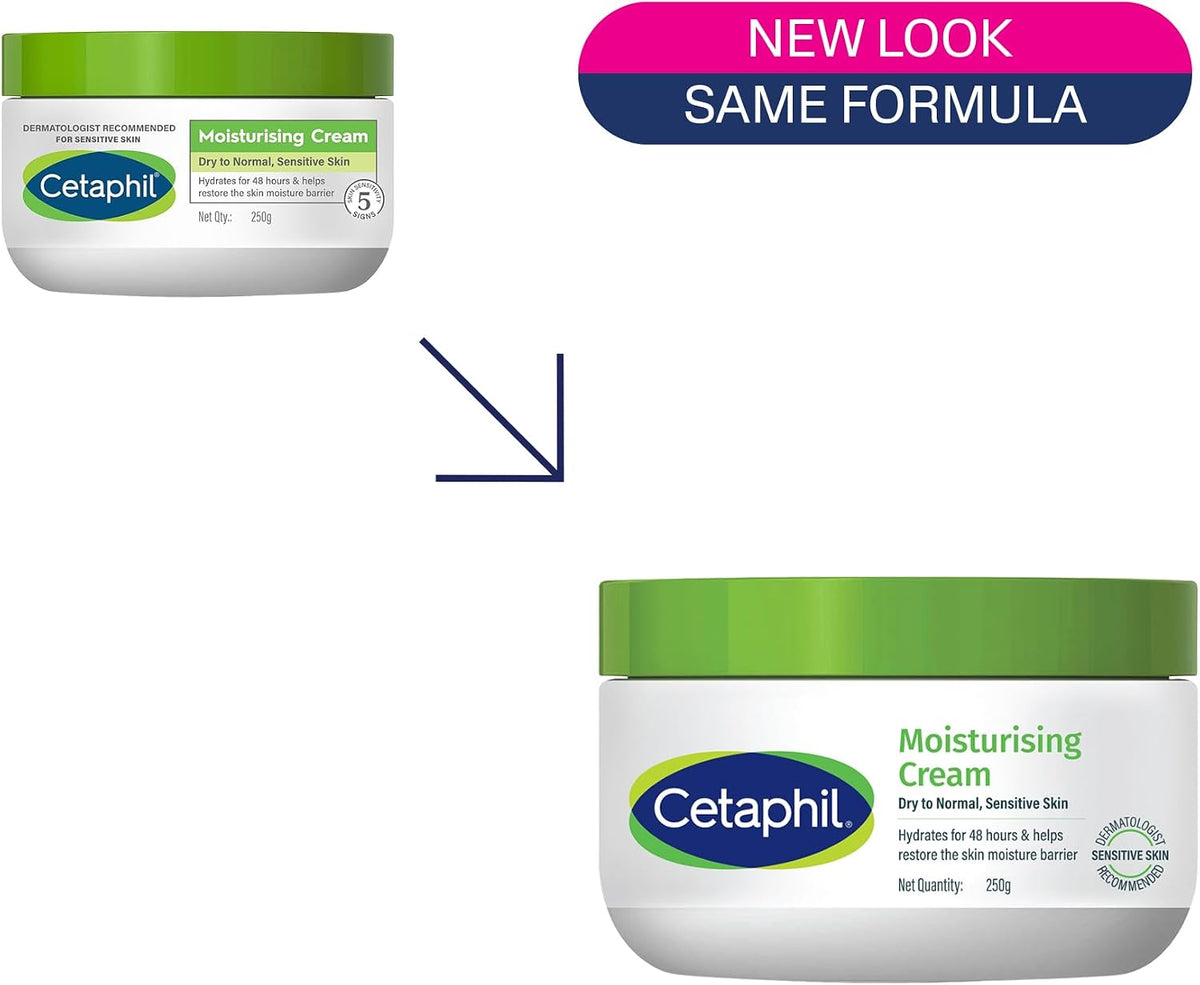 Cetaphil 250g cream open jar texture