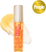 Milani tinted lip gloss treatment in passionfruit coconut showing oversized doe foot applicator