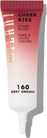 Milani liquid blush applicator showing creamy formula