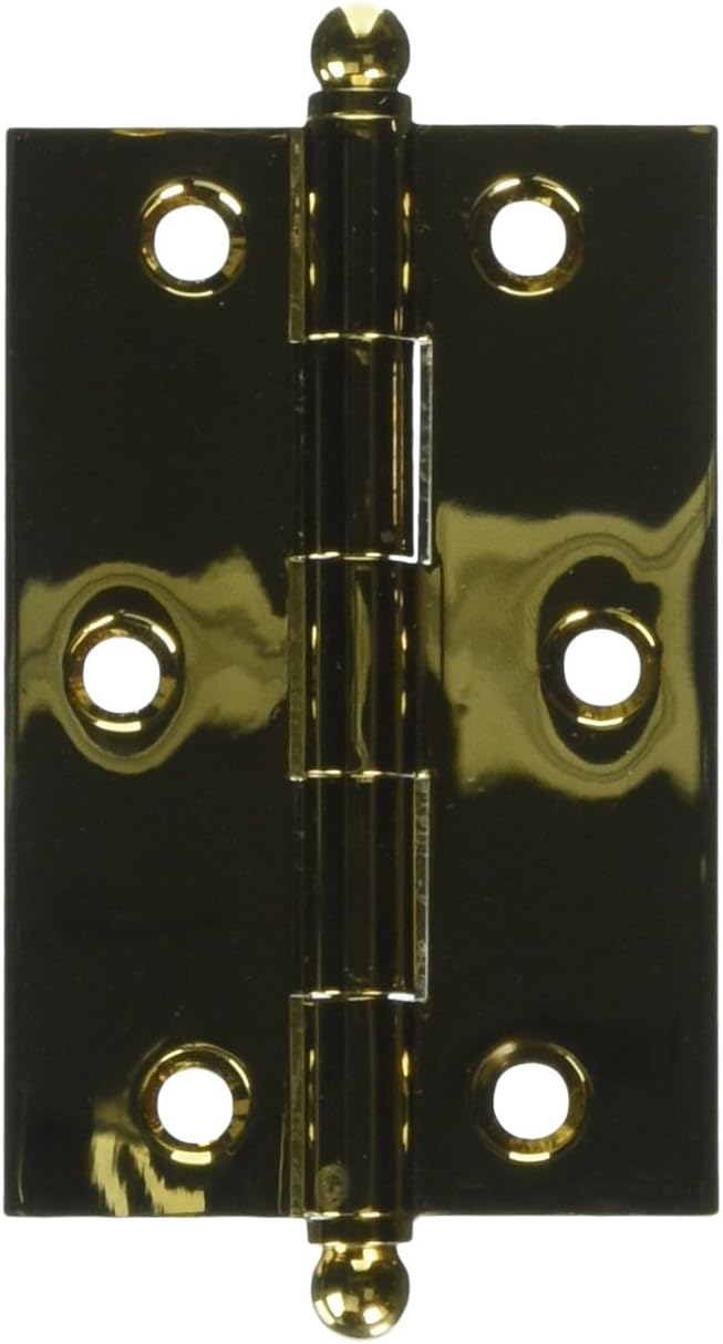 Deltana square corner cabinet hinge angle view