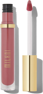 Milani long lasting liquid lip color Enchanting swatch premium imported cosmetics