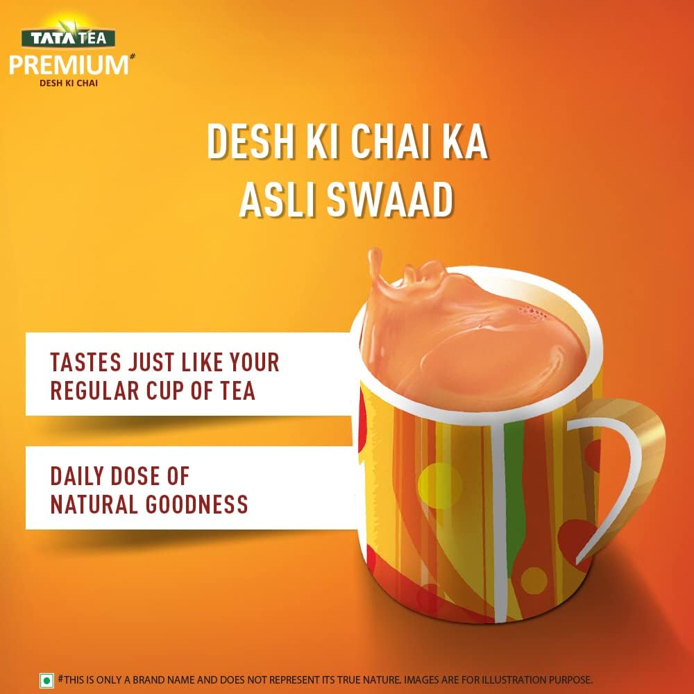Tata Tea Premium Teaveda brewing suggestion visual