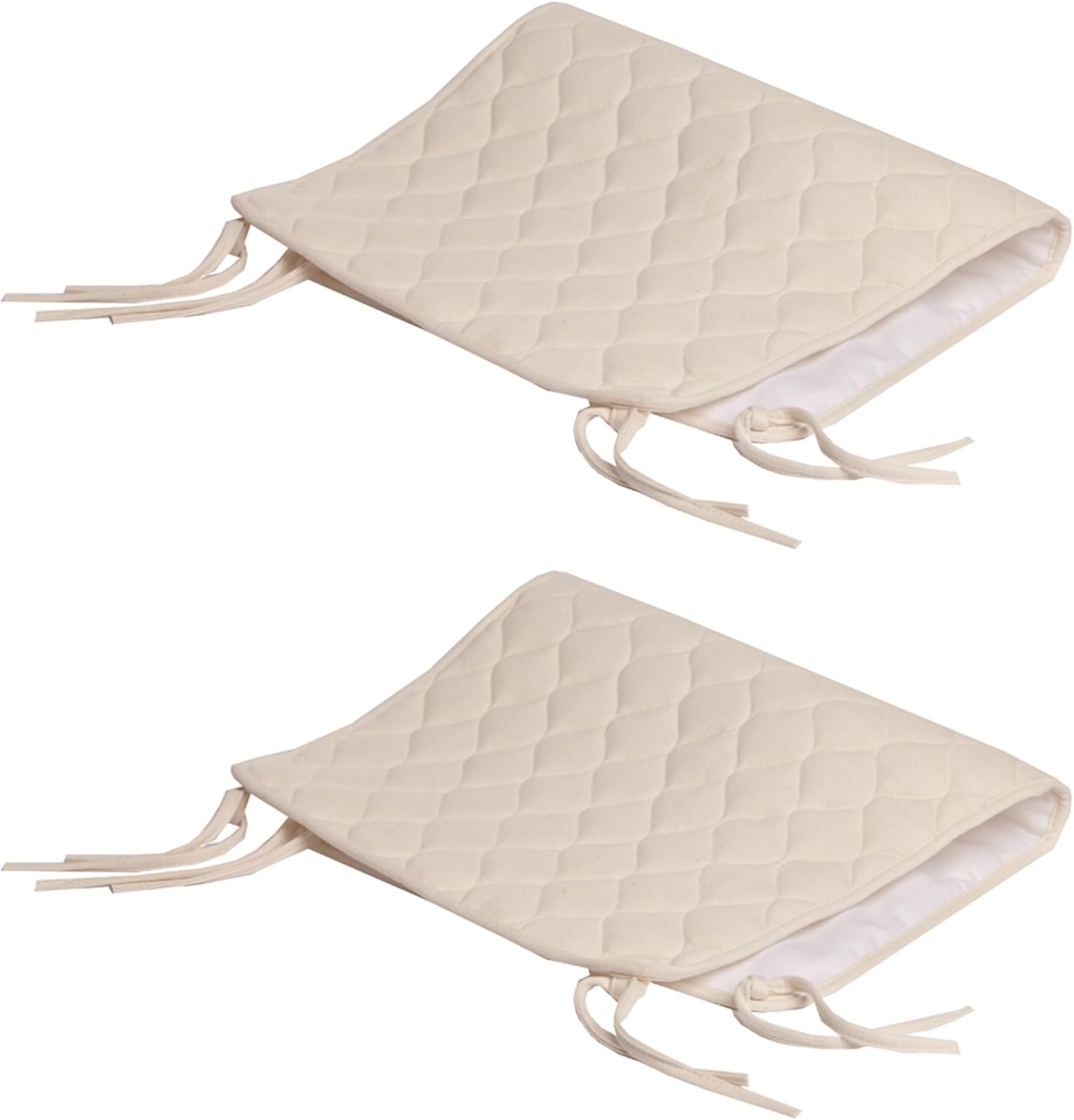 TL Care Waterproof Quilted Sheet Saver Cover pack of two in natural color front view