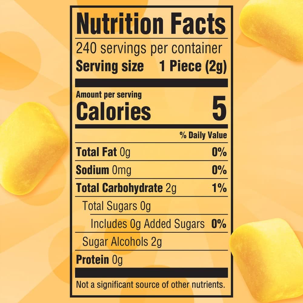 Juicy Fruit Fruity Chews six pack imported candy container