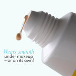 Bliss clarifying mineral sunscreen bottle showing ingredients for acne prone skin.