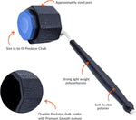 Billiard chalk holder showing flexible polymer material