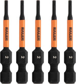 5pc 3mm Hex Bit Set 2 Inch S2 Steel Impact Allen Wrench Screwdriver Bits | Precision machined hex tip for machinery & furniture assembly. Extended 2" reach for quick-release 1/4" hex chucks. - Image 15