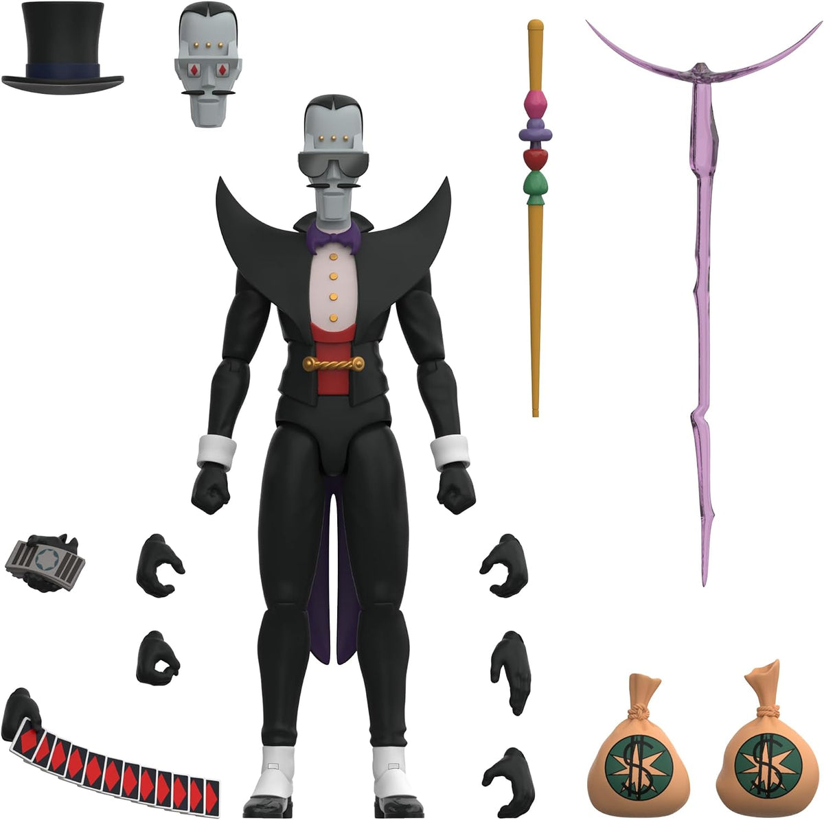 Super7 ULTIMATES! SilverHawks Quicksilver - 7" SilverHawks Action Figure with Accessories Classic Cartoon Collectibles and Retro Toys | Silverhawks 7 Inch Action Figure Ultimates - Quicksilver - Image 10