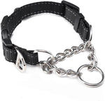Mighty Paw Martingale Dog Collar 2.0 | Trainer Approved Limited Slip Collar with Stainless Steel Chain & Heavy Duty Buckle - Modified Cinch Collar for Gentle & Effective Pet Training - Medium, Grey - Image 12