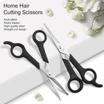 Close up view of the rounded safety tips on the professional pet shears