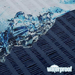 Machine washable durable heavy weight polyester bathroom curtain clean presentation.