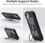 Cookiver phone case bundled with tempered glass screen protectors