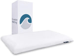 Bluewave Bedding Super Slim Gel Memory Foam Pillow for Stomach and Back Sleepers - Thin, Flat Design for Cervical Neck Alignment and Deeper Sleep (3.25-Inches Height, Standard Size) - Image 14