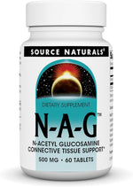 Source Naturals N-A-G 120 count package lifestyle arrangement