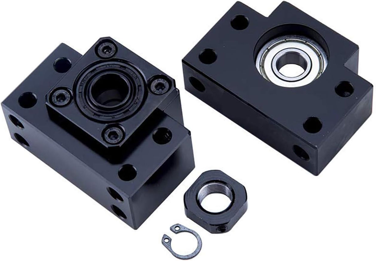 Coavoo BK12 BF12 bearing end blocks front view CNC parts