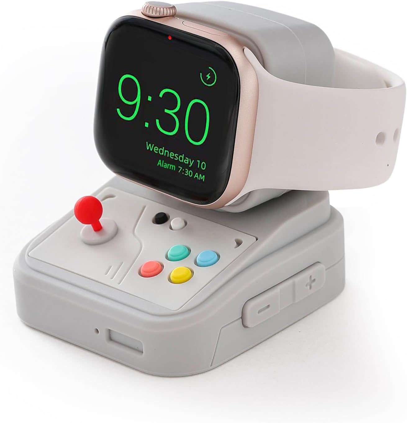 Juubu Arcade Machine Apple Watch Charger Stand front view