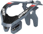 Leatt Neck Brace 4.5 front view showing red composite matrix platform design