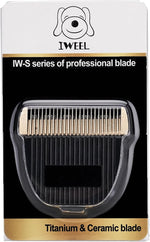 Premium pet grooming replacement blade for cordless dog clippers showing snap on mechanism.