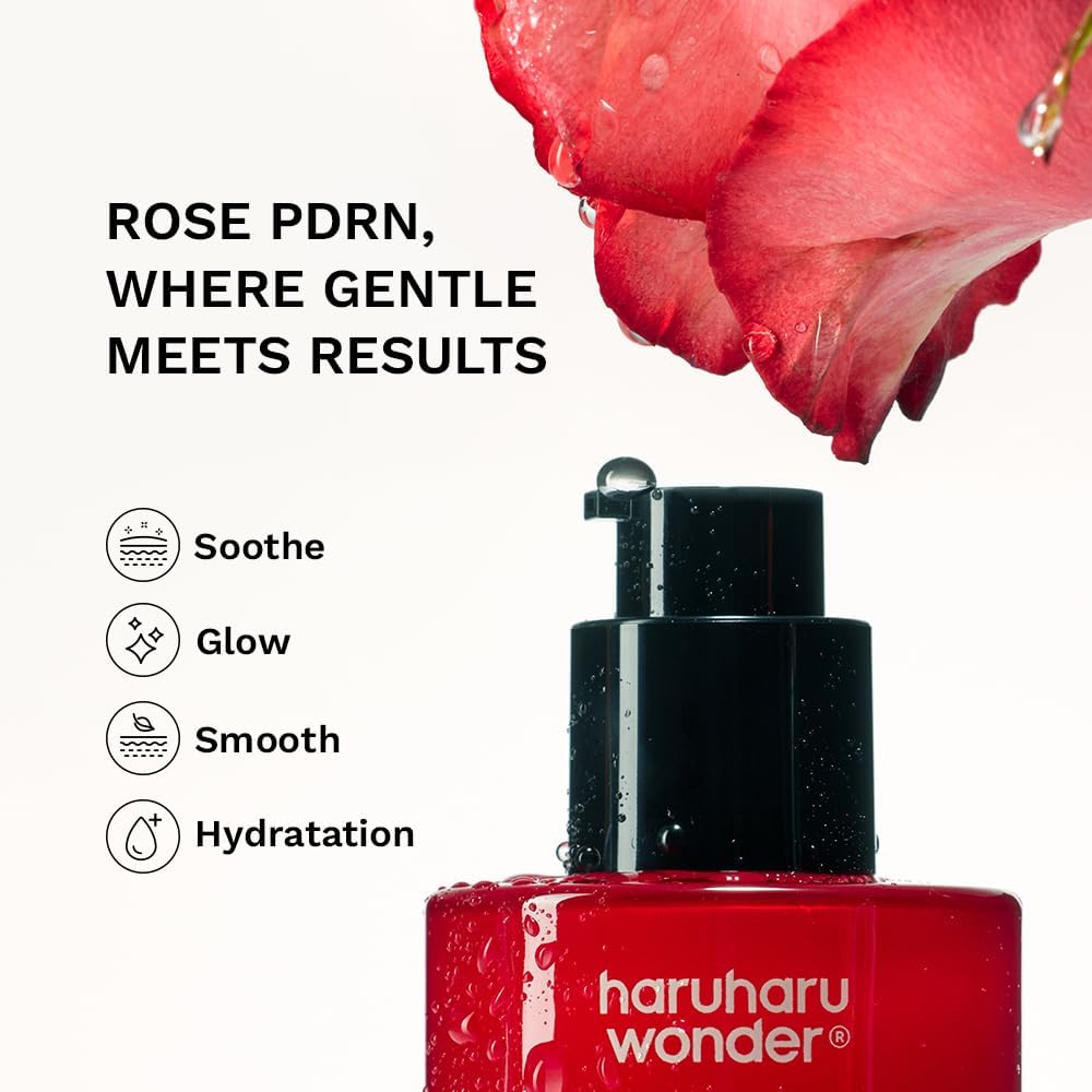 Haruharu Wonder Rose PDRN Soothing Serum 30ml bottle with Azelaic Acid for redness relief