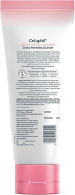 Cetaphil Bright Healthy Radiance Gentle Renewing Cleanser|100G|Gentlebright Technology With Vitamin E-Releasing Jojoba Beads|For All Skin Types|Fragrance Free,1 Count - Image 9