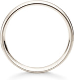 Oxford Ivy 10K white gold band angle shot