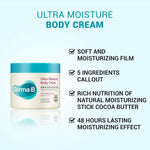 Derma B body cream tub for extreme dry skin care