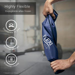 NatraCure FlexiKold pack resting on shoulder