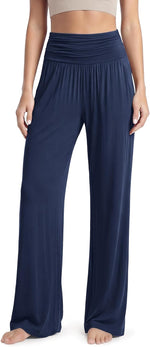 ODODOS wide leg lounge pants styled for casual wear