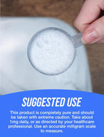 Gluten free pure biotin powder nutritional facts and dosage chart