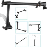 PDPBath Shower Extension Arm, 16" Upgrade Solid Brass Shower Head Extender, Adjustable Height Extended with G1/2 Universal Connection for Rain & Handheld Shower Head - Oil Rubbed Bronze - Image 12