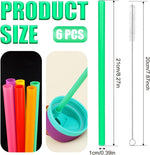 Gosknor replacement straws displayed with the included cleaning brush