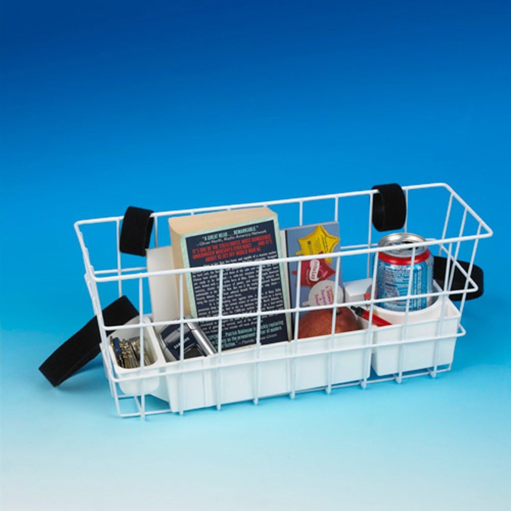 Ableware walker basket front view storage accessory