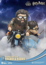 Harry Potter flying motorcycle statue close up details