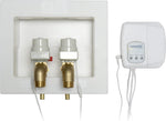 FloodStop motorized 90 degree brass valves and sensor