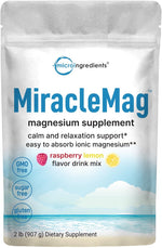 Micro Ingredients MiracleMag Calm Magnesium Powder front pouch view