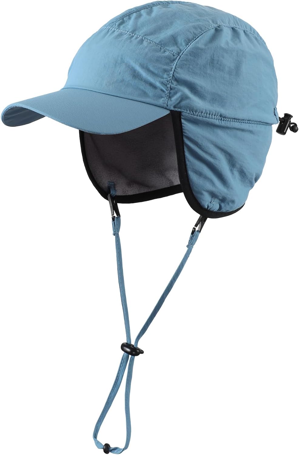 Home Prefer Waterproof Men's Winter Hats with Visor Warm Fleece Lined Baseball Cap Earflaps Trooper Trapper Hat for Men - Image 10
