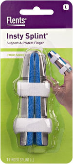 Flents 4-Sided Insty Splint Medium front view finger support brace