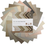 Livholic 48 Sheets Earth Tones Cardstock Paper front view packaging
