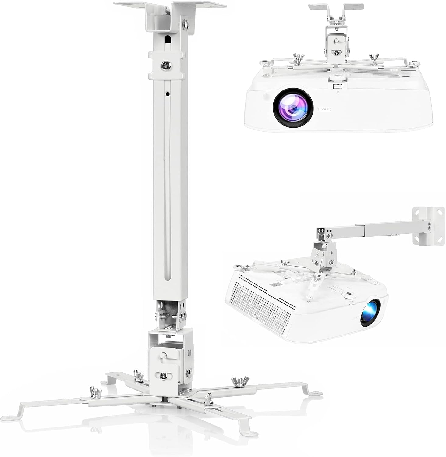 Dawasapat universal projector ceiling wall mount front view