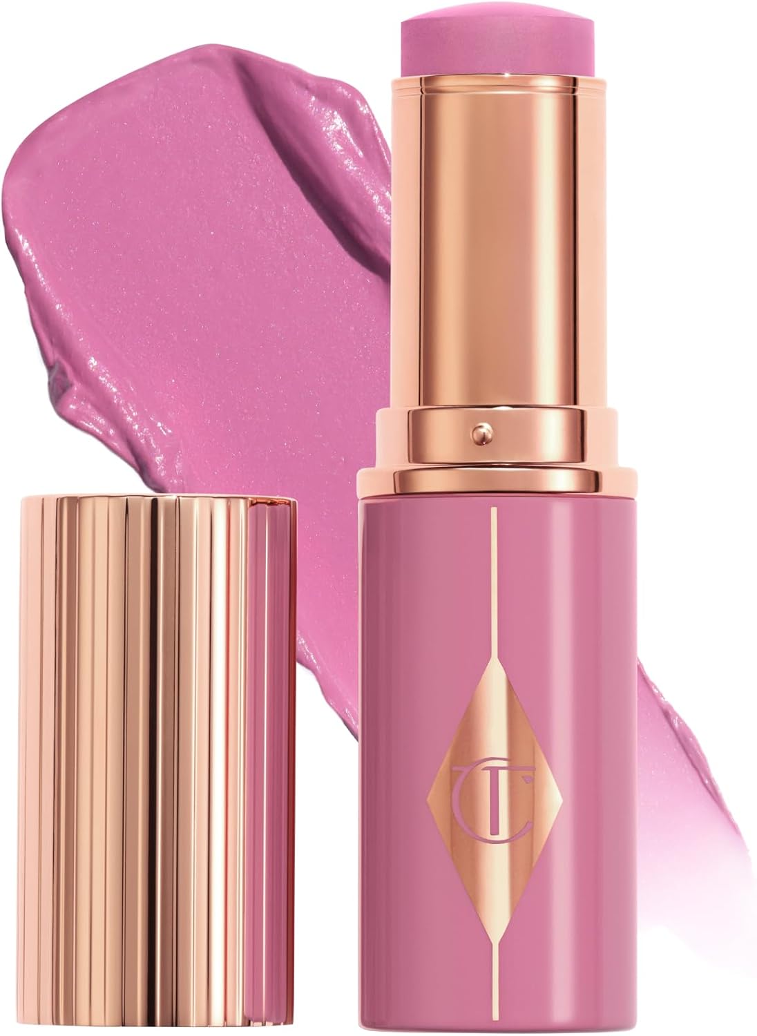 Charlotte Tilbury Unreal Healthy Glow Blush Stick - Buildable Cream Makeup with a Skincare-Infused Formula - Easy to Use, Blendable & Leaves Skin with a Luminous Sheen - Image 11