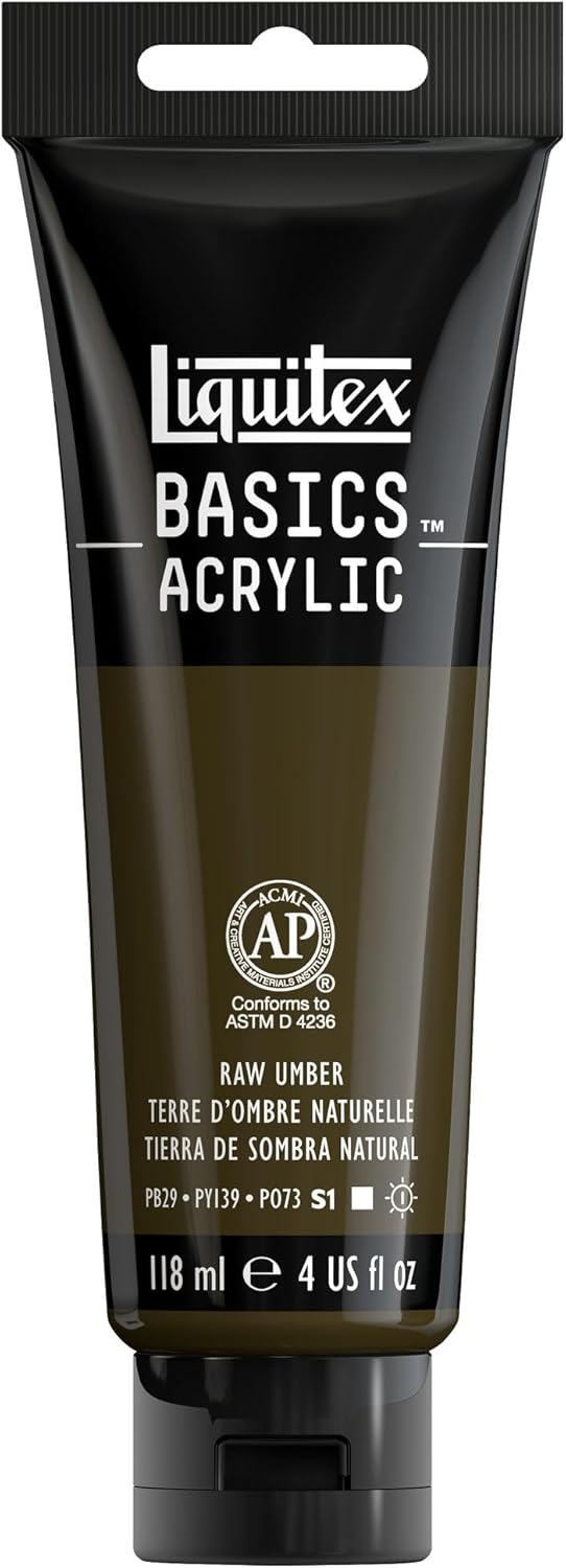 Liquitex Basics acrylic paint satin finish close up