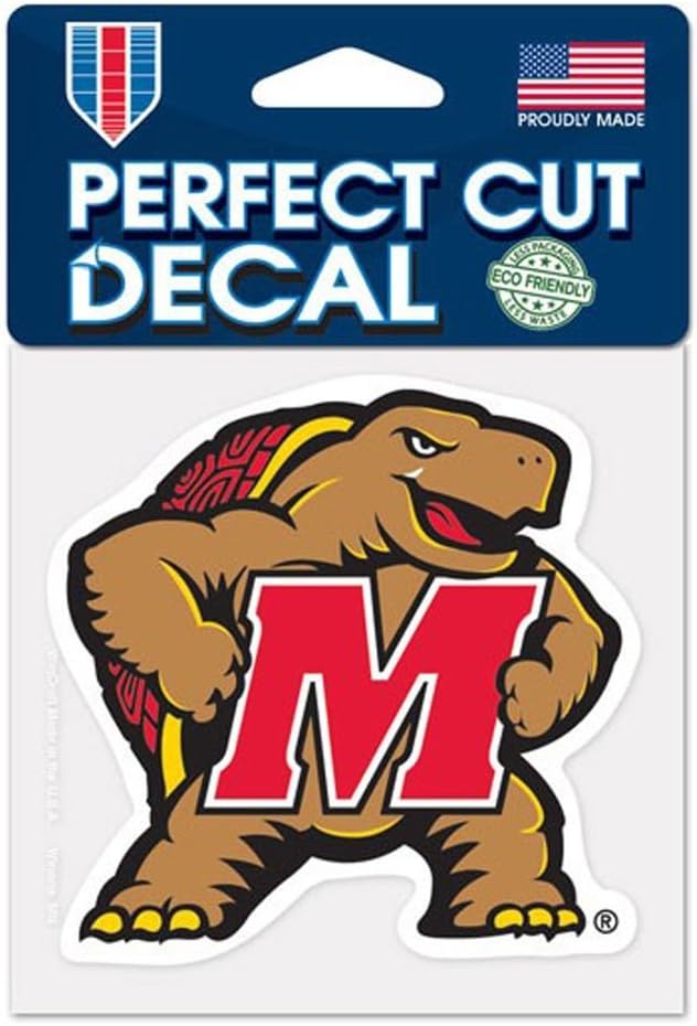 Wincraft NCAA Maryland Terrapins decal front view car sticker