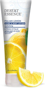 Desert Essence Italian lemon hand and body lotion texture and consistency