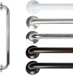 Vive Grab Bar for Showers - Bathroom Antislip Handrail for Seniors/Elderly | Assistance Product, Heavy Duty Shower Handles, Handicap Grab Bars, Stainless Steel, Multipurpose, 440 lbs (Black) - Image 12