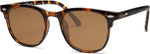 Sojos retro vintage square polarized sunglasses front view