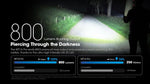 Nitecore MT1A Pro EDC flashlight beam illumination demonstration