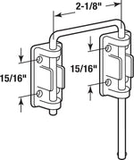 Prime-Line Patio Sliding Door Loop Lock, Child Safety & Security, Chrome - Image 6