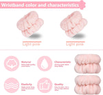 Taocar pink absorbent wrist towels for skincare routine