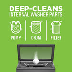 Affresh washing machine cleaner box back view