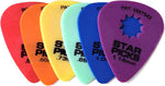 Cleartone 351 shape guitar picks texture close up